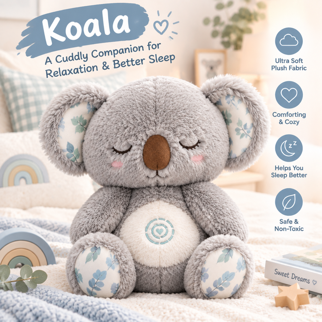 🧸 Realistic Breathing Plush Toy