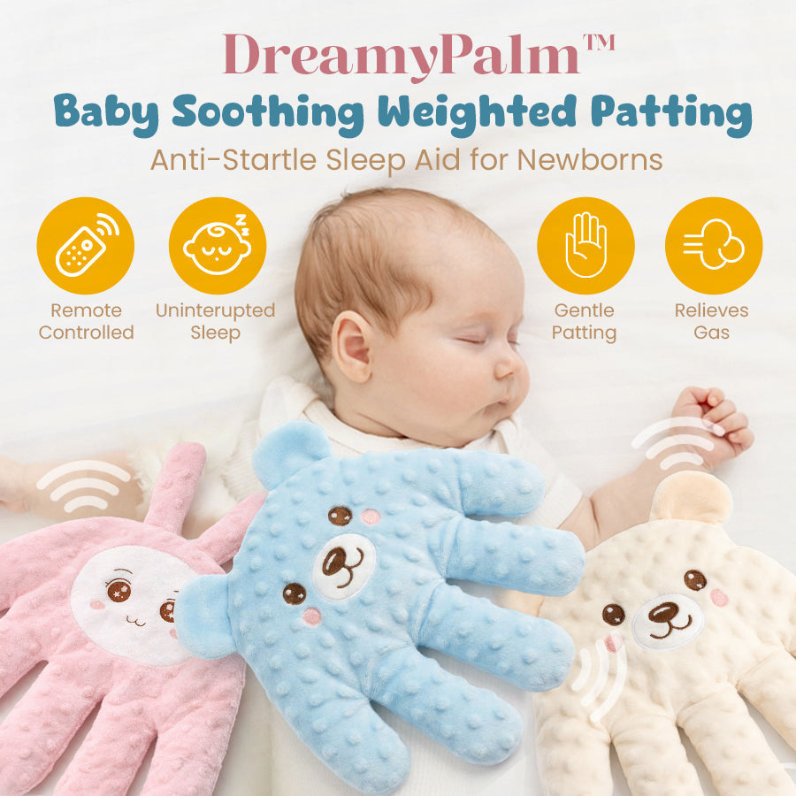 Baby Soothing Weighted Patting | Anti-Startle Sleep Aid for Newborns